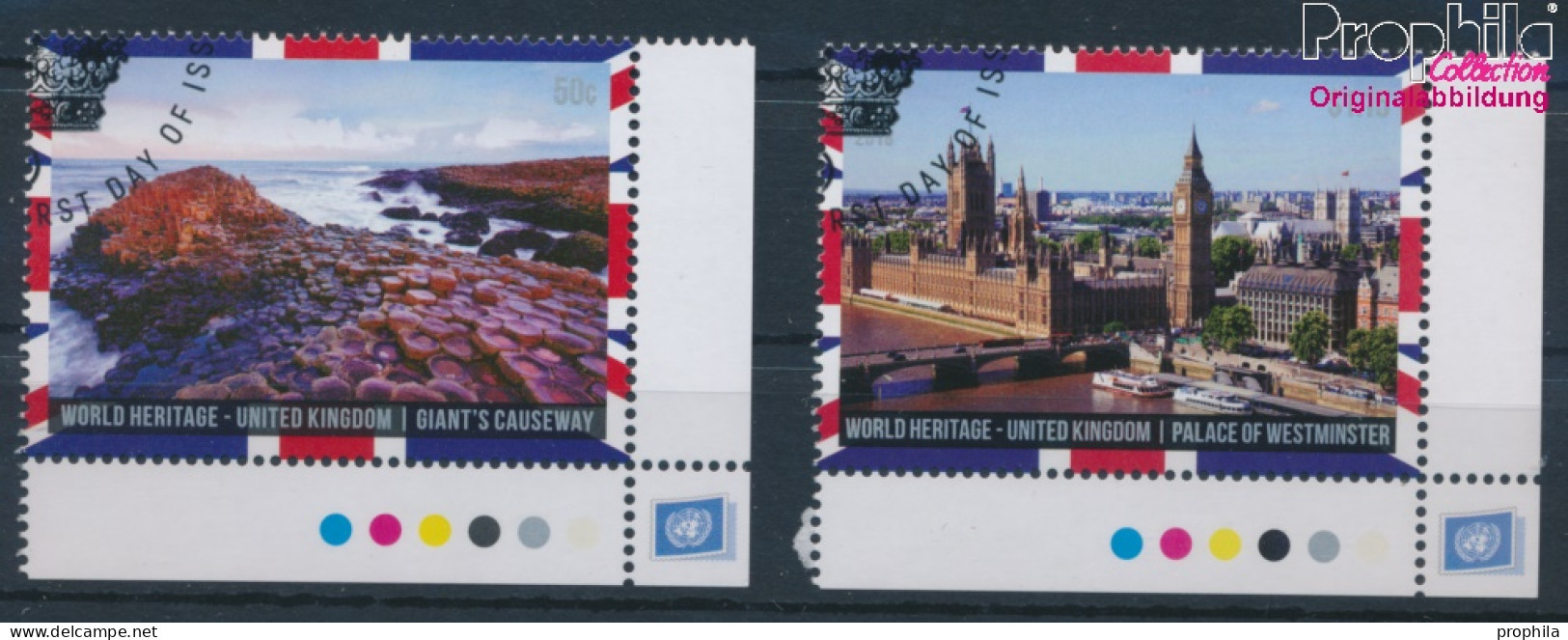 UNO - New York 1664-1665 (kompl.Ausg.) Gestempelt 2018 UNESCO Welterbe (10130239 - Used Stamps