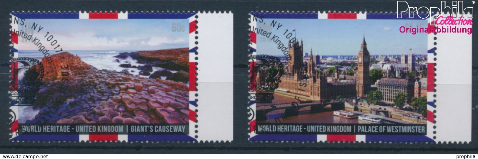 UNO - New York 1664-1665 (kompl.Ausg.) Gestempelt 2018 UNESCO Welterbe (10130247 - Gebraucht