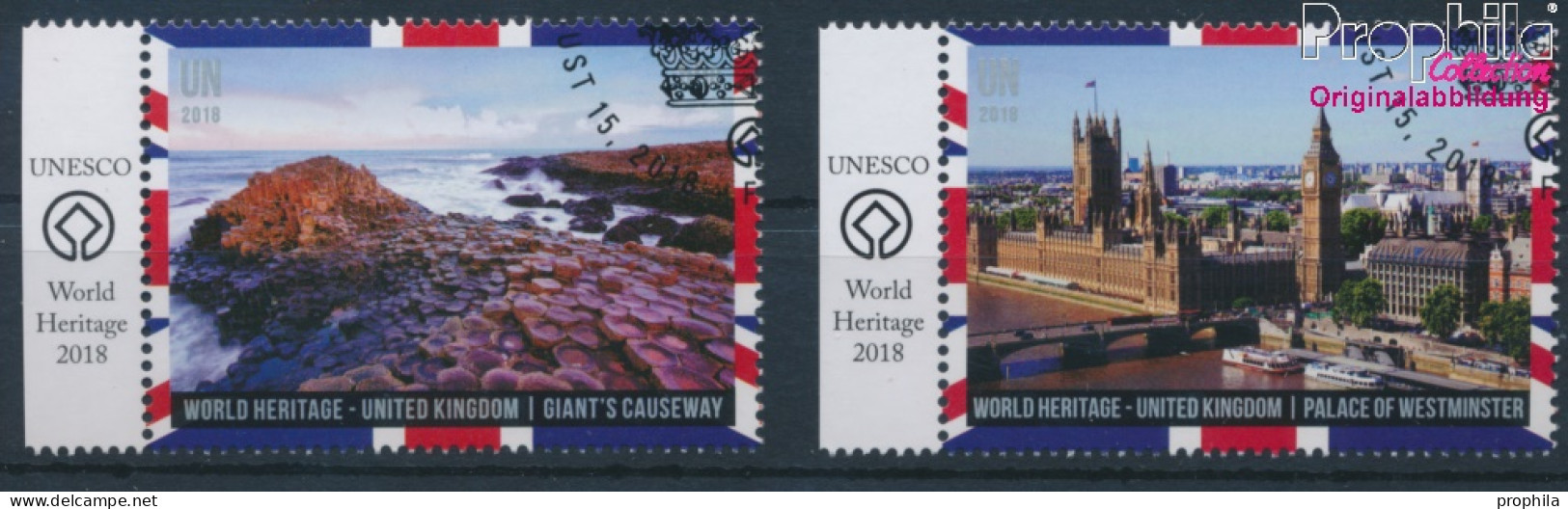 UNO - New York 1664-1665 (kompl.Ausg.) Gestempelt 2018 UNESCO Welterbe (10130250 - Usati