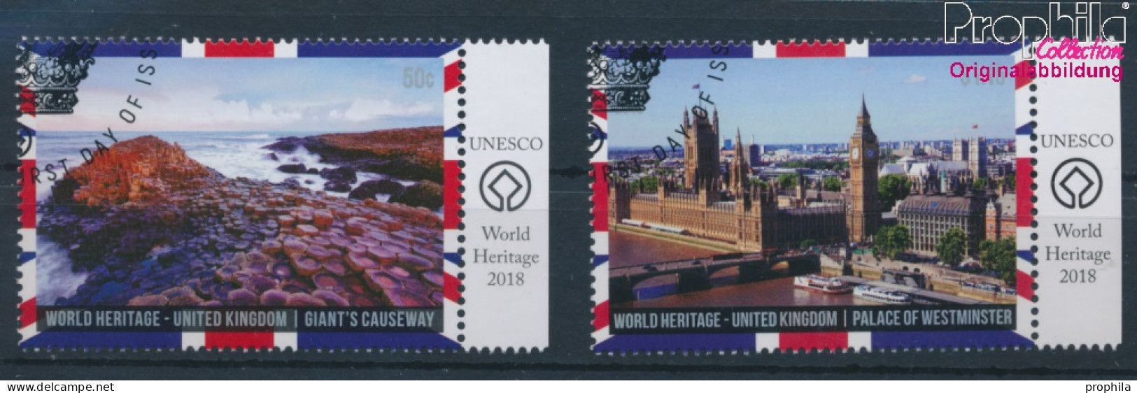 UNO - New York 1664-1665 (kompl.Ausg.) Gestempelt 2018 UNESCO Welterbe (10130251 - Gebraucht