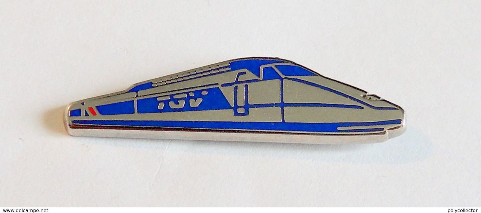 Pin's SNCF Train TGV Chromé Fabricant DECAT Paris * - TGV