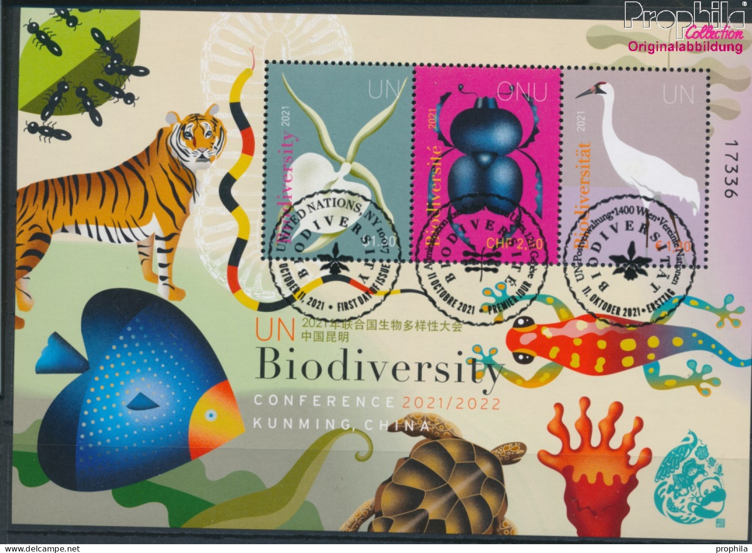 UNO - New York Block71 (kompl.Ausg.) Gestempelt 2021 Weltbiodiversitätskonferenz (10115301 - Used Stamps
