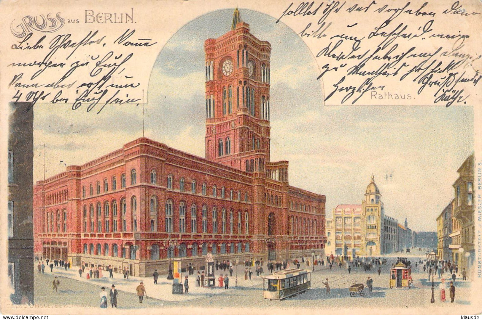 Berlin Schöneberg Rotes Rathaus 1901 - Schöneberg