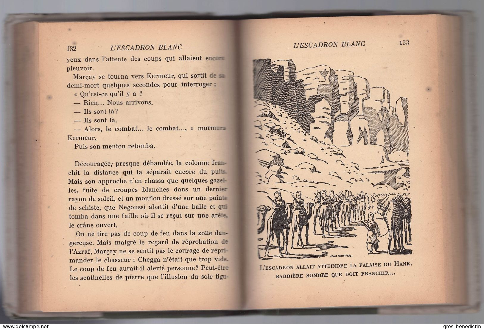 Hachette - Bibliothèque Verte Avec Jaquette -  Joseph Peyré - "L'escadron Blanc" - 1946 - #Ben&Vteanc - Bibliothèque Verte