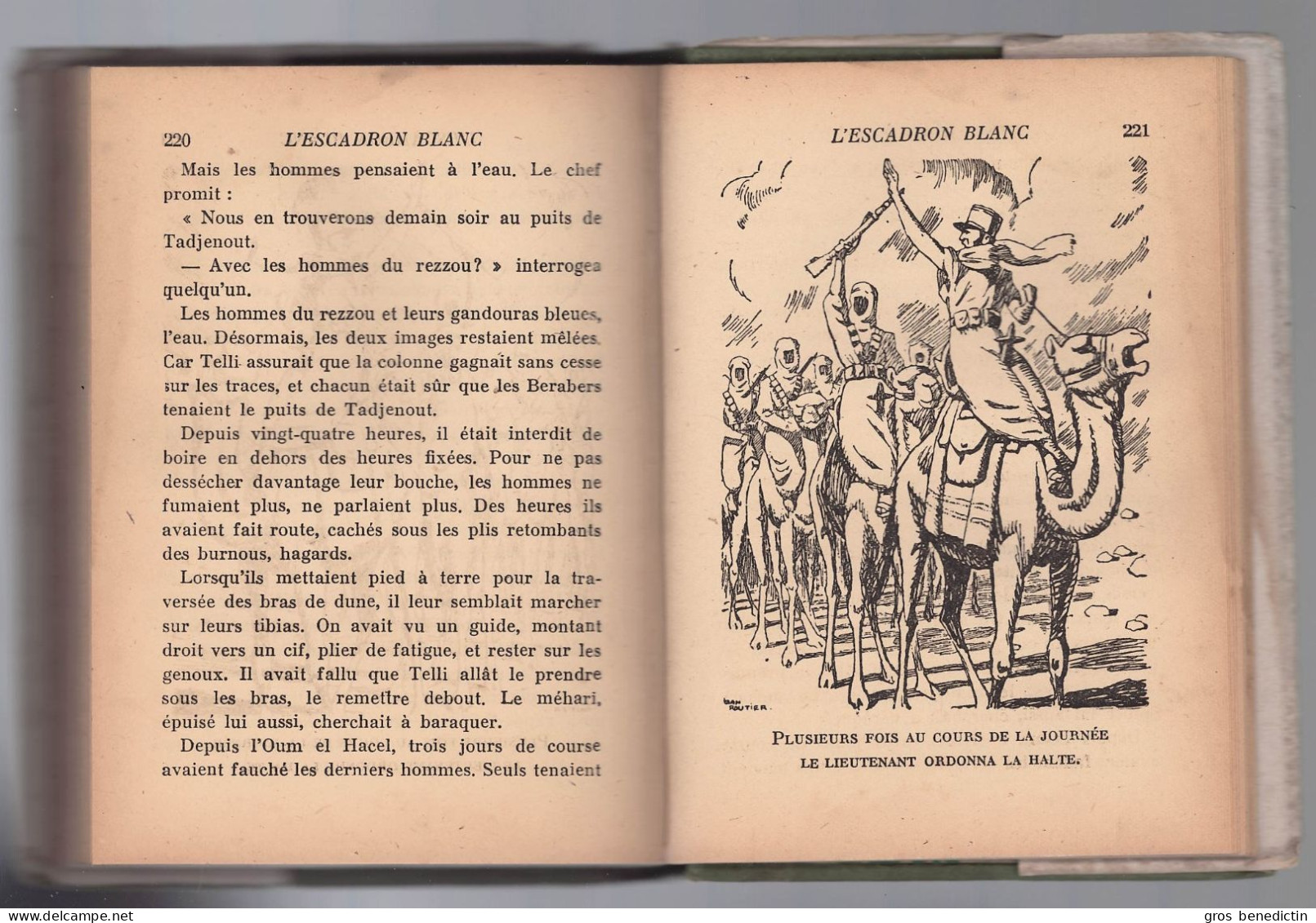 Hachette - Bibliothèque Verte Avec Jaquette -  Joseph Peyré - "L'escadron Blanc" - 1946 - #Ben&Vteanc - Bibliotheque Verte