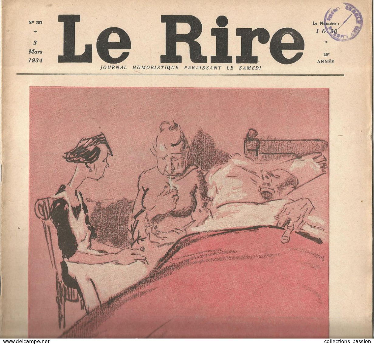 Journal Humoristique, LE RIRE, 3 Mars 1934, 18 Pages, 4 Scans, Illustrateurs, Illustraions,  Frais Fr 2.95 E - Sonstige & Ohne Zuordnung