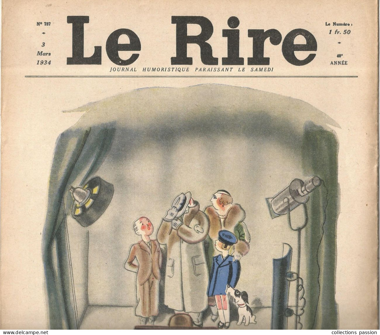 Journal Humoristique, LE RIRE, 3 Mars 1934, 18 Pages, 4 Scans, Illustrateurs, Illustraions,  Frais Fr 2.95 E - Otros & Sin Clasificación