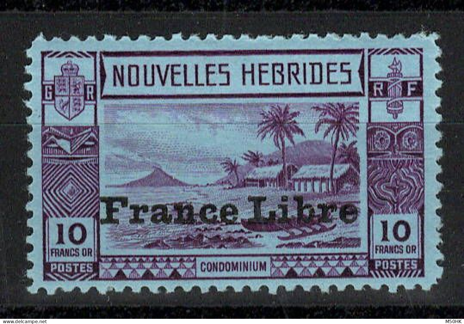 Nouvelles Hébrides - France Libre - YV 135 N** MNH Luxe , Cote 80 Euros - Nuovi