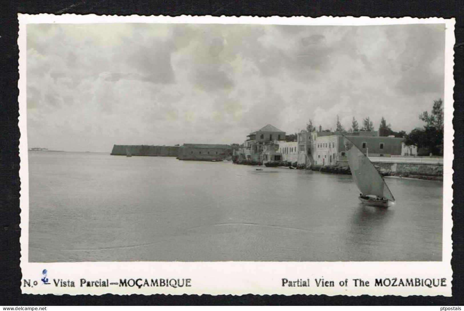 MOÇAMBIQUE MOZAMBIQUE (Africa) - Partial View RARE PHOTO-POSTCARD - Mozambique