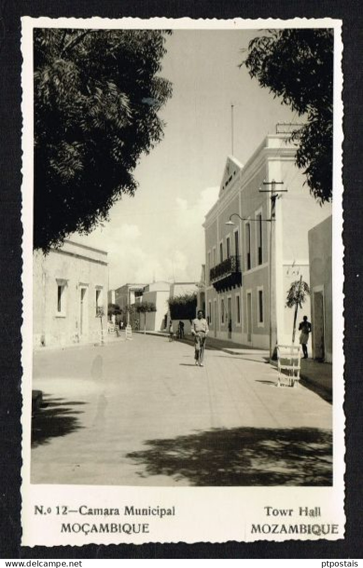 MOÇAMBIQUE MOZAMBIQUE (Africa) - Town Hall RARE PHOTO-POSTCARD - Mozambique