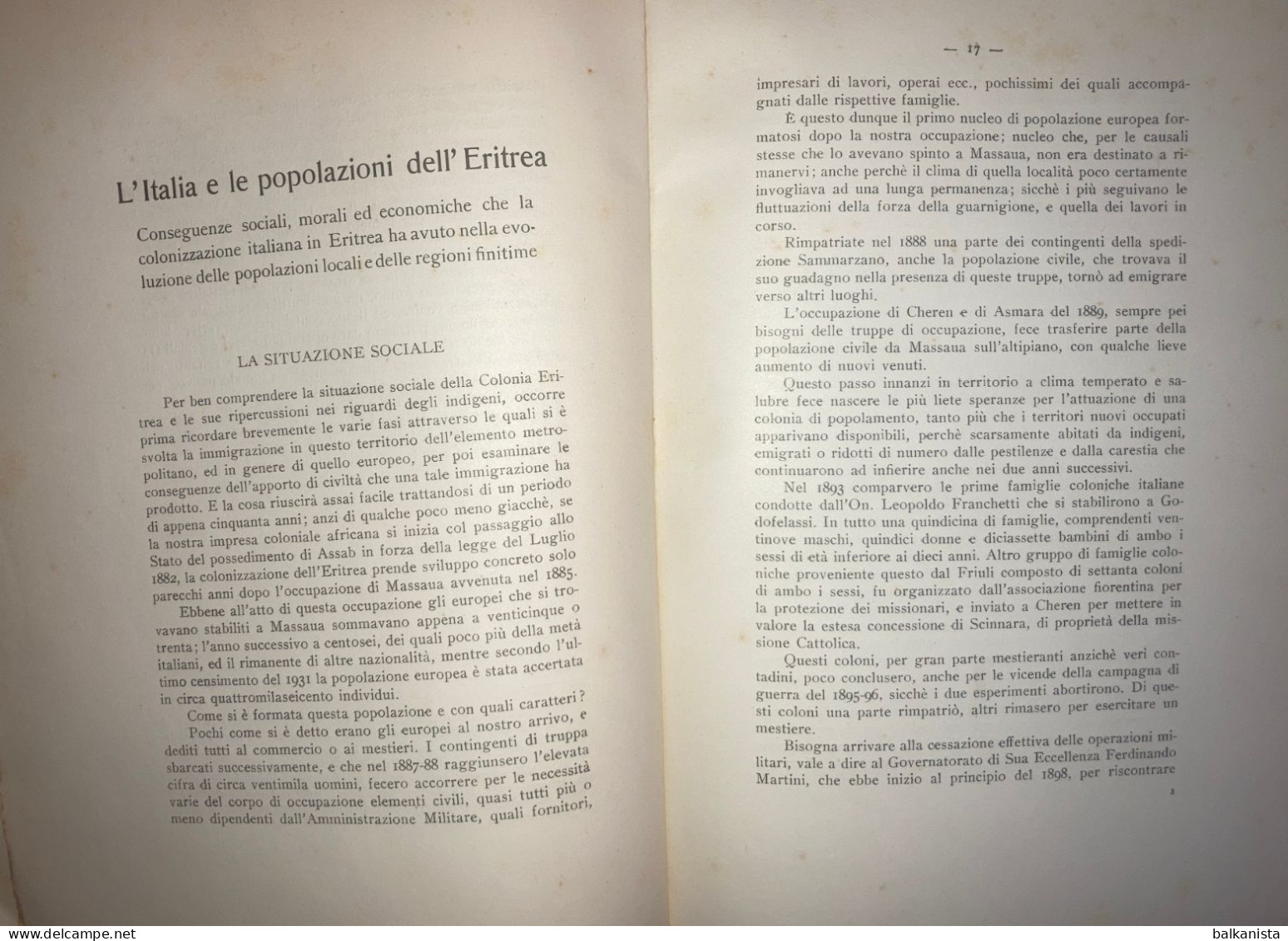 Istituto Superiore Orientale Di Napoli Annali Vol VIII Facs. I  Ottobre 1935 XV - Alte Bücher