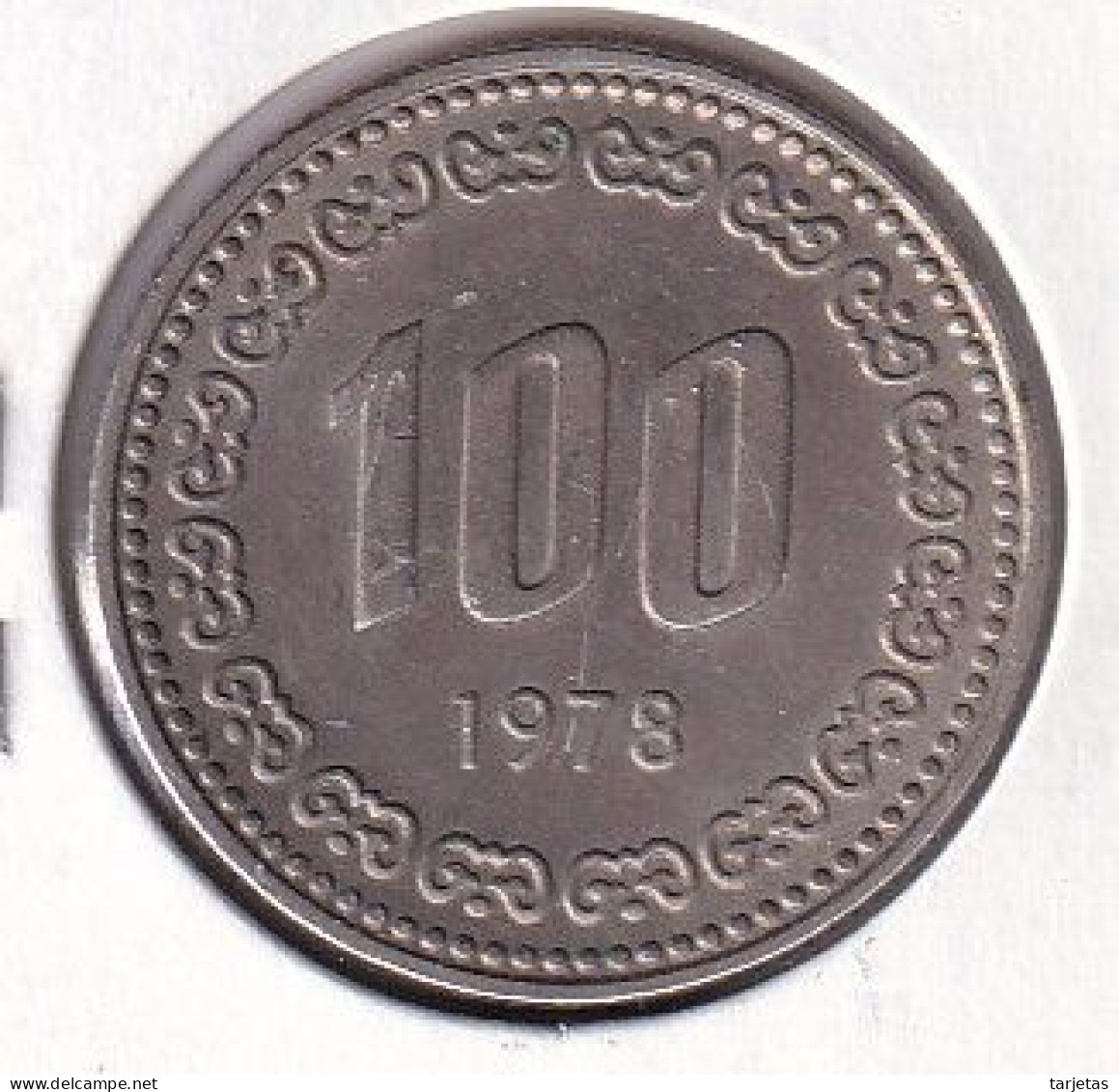 MONEDA DE COREA DEL SUR DE 100 DEL AÑO 1978 (COIN) - Korea (Süd-)