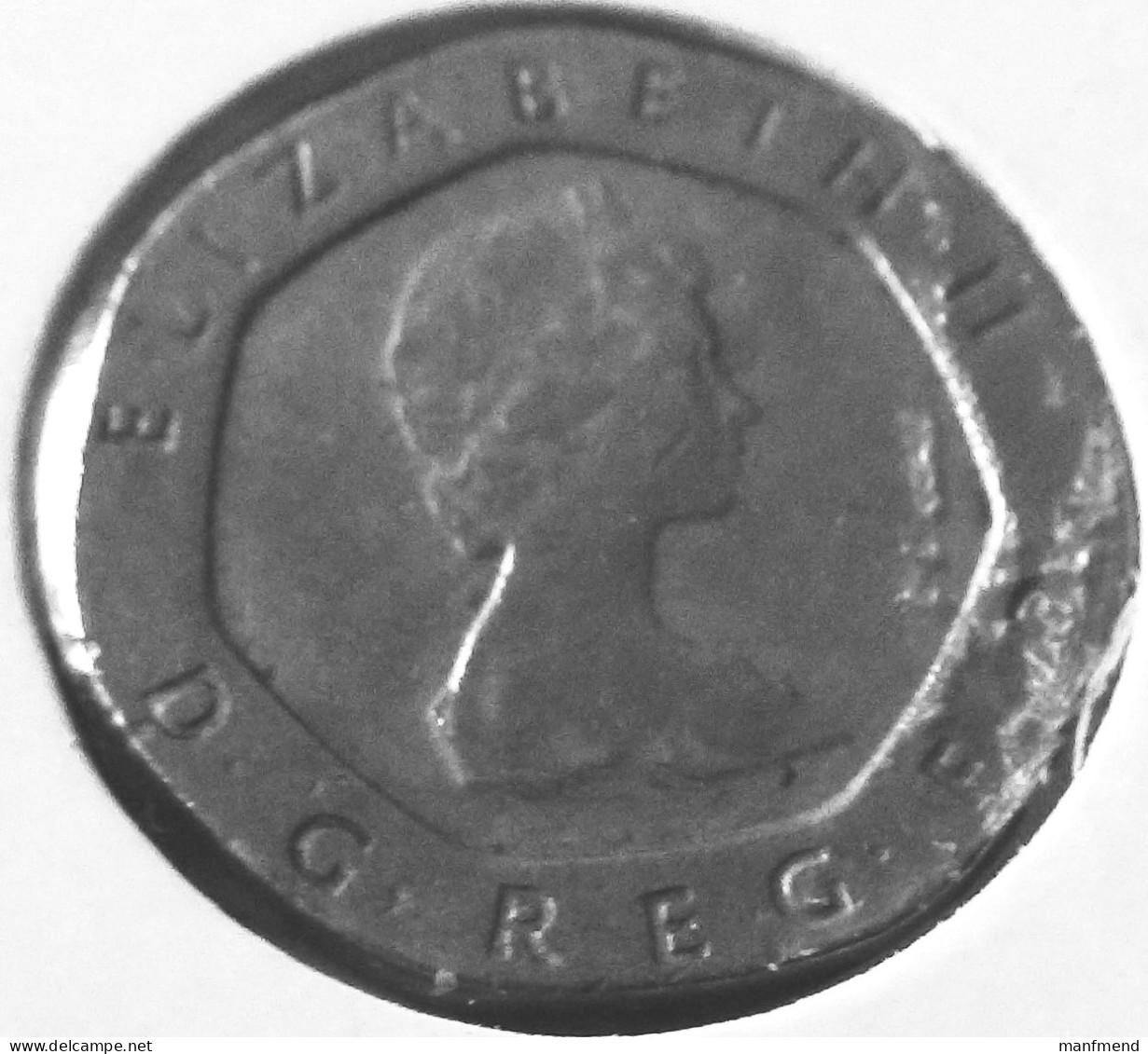 Great Britain - 1982 - KM 931 - 20  Pence - VF+ - Look Scans - 20 Pence