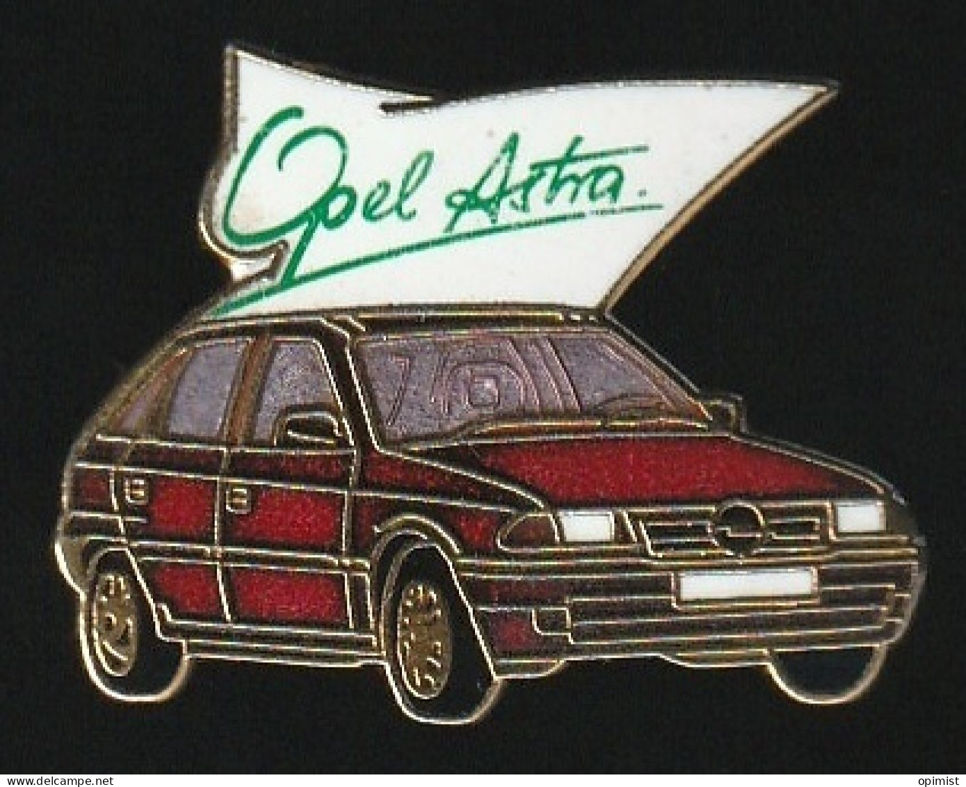 76586- Pin's.-Opel Astra.signé Démons Et Merveilles. - Opel