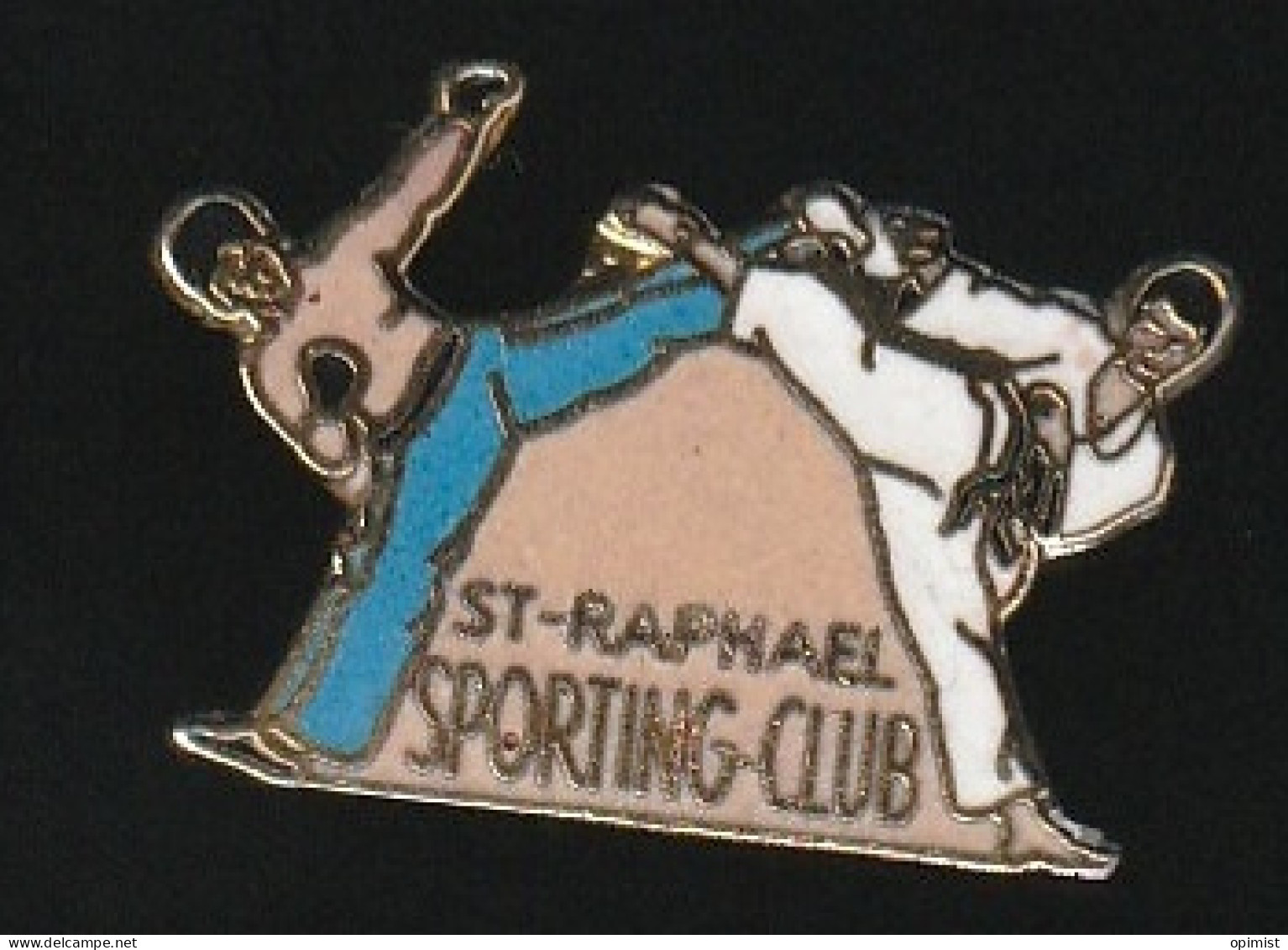 76587- Pin's.-Karaté.sporting Club Saint-Raphael. - Judo