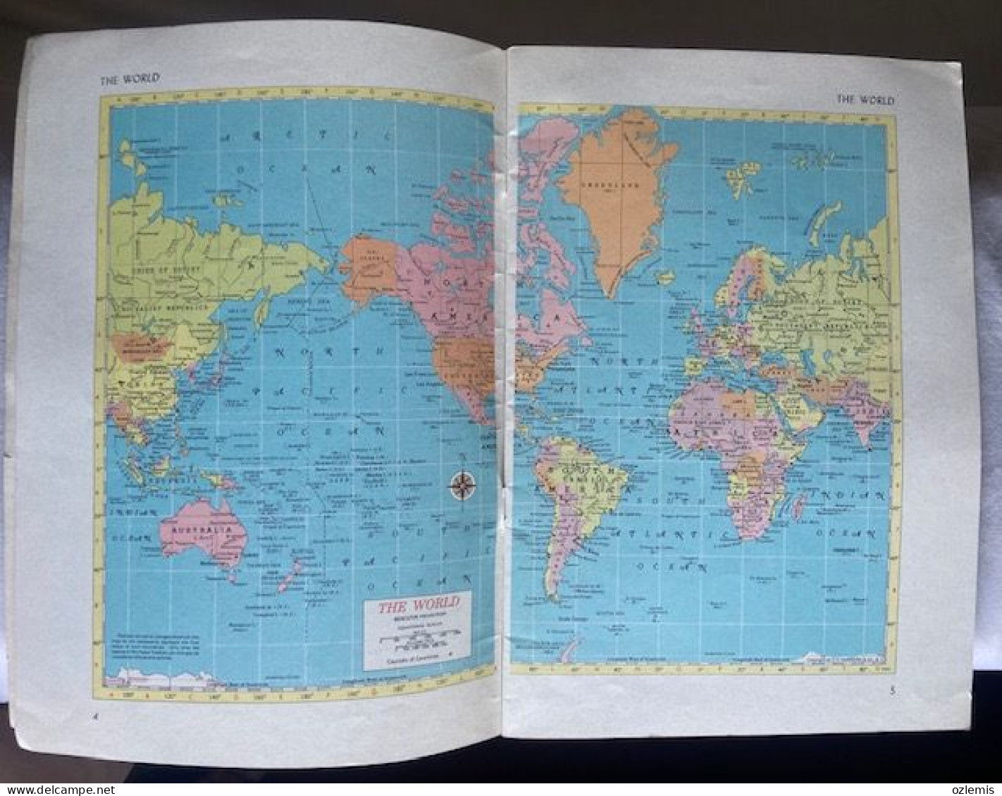 HAMMOND'S WORLD WIDE ATLAS ,31 PAGES, - Atlanten