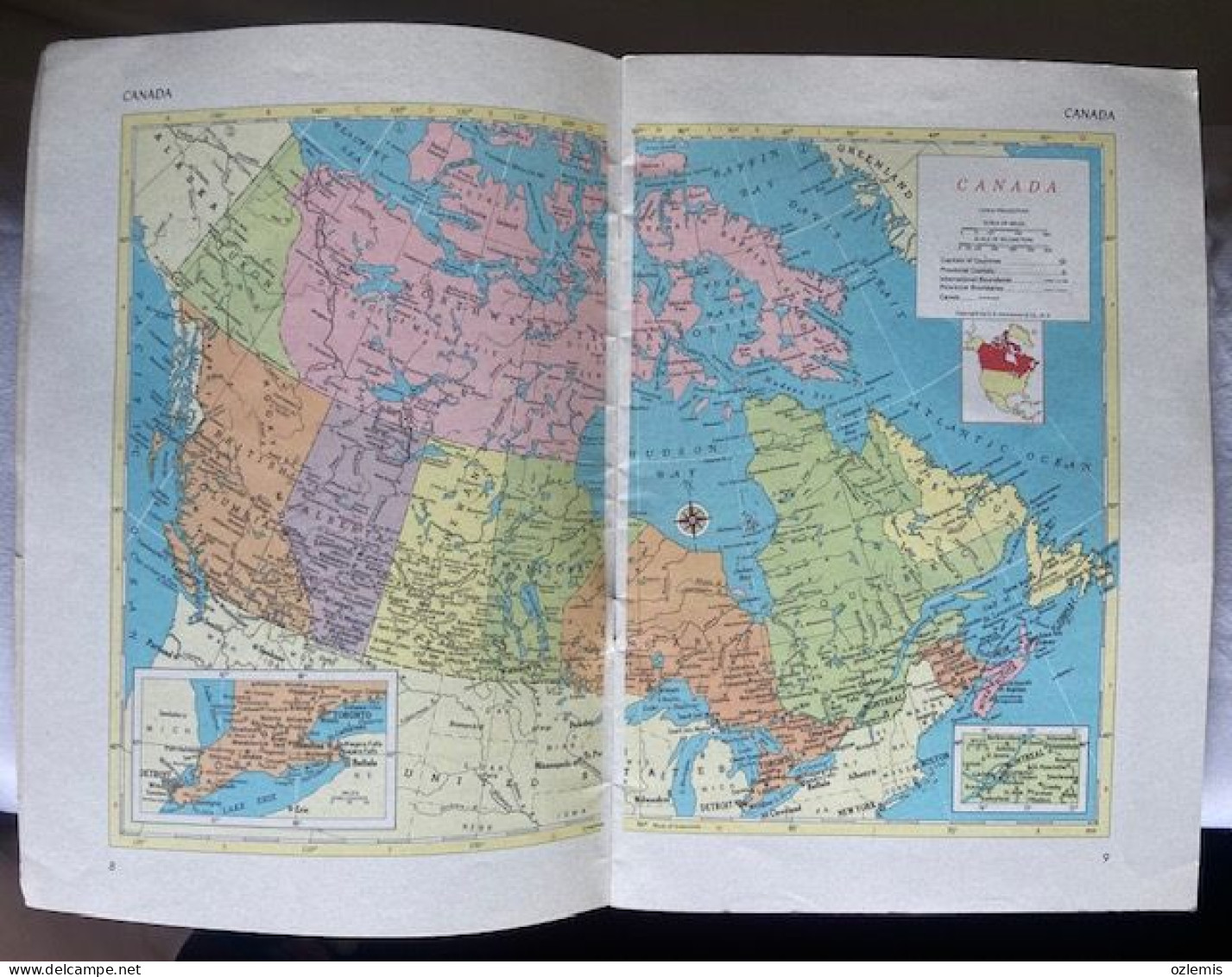 HAMMOND'S WORLD WIDE ATLAS ,31 PAGES, - Atlanten