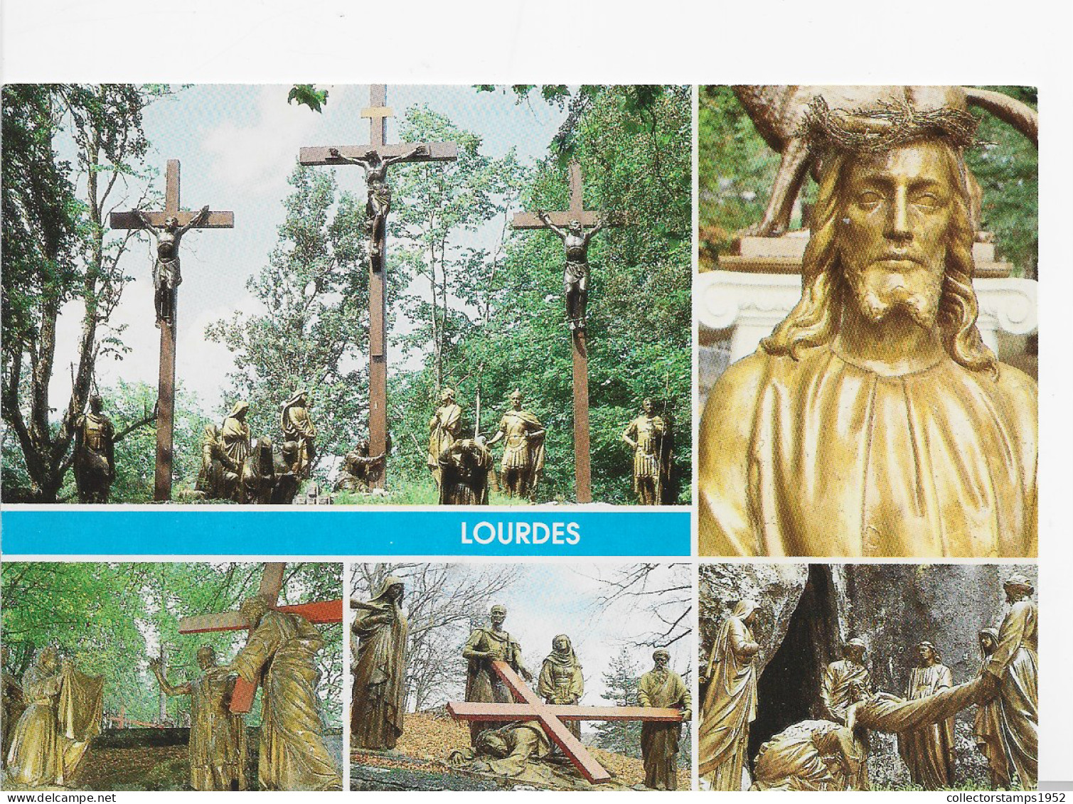 FRANCE ,LOURDES,CROIX ,JESUS - Bronzes