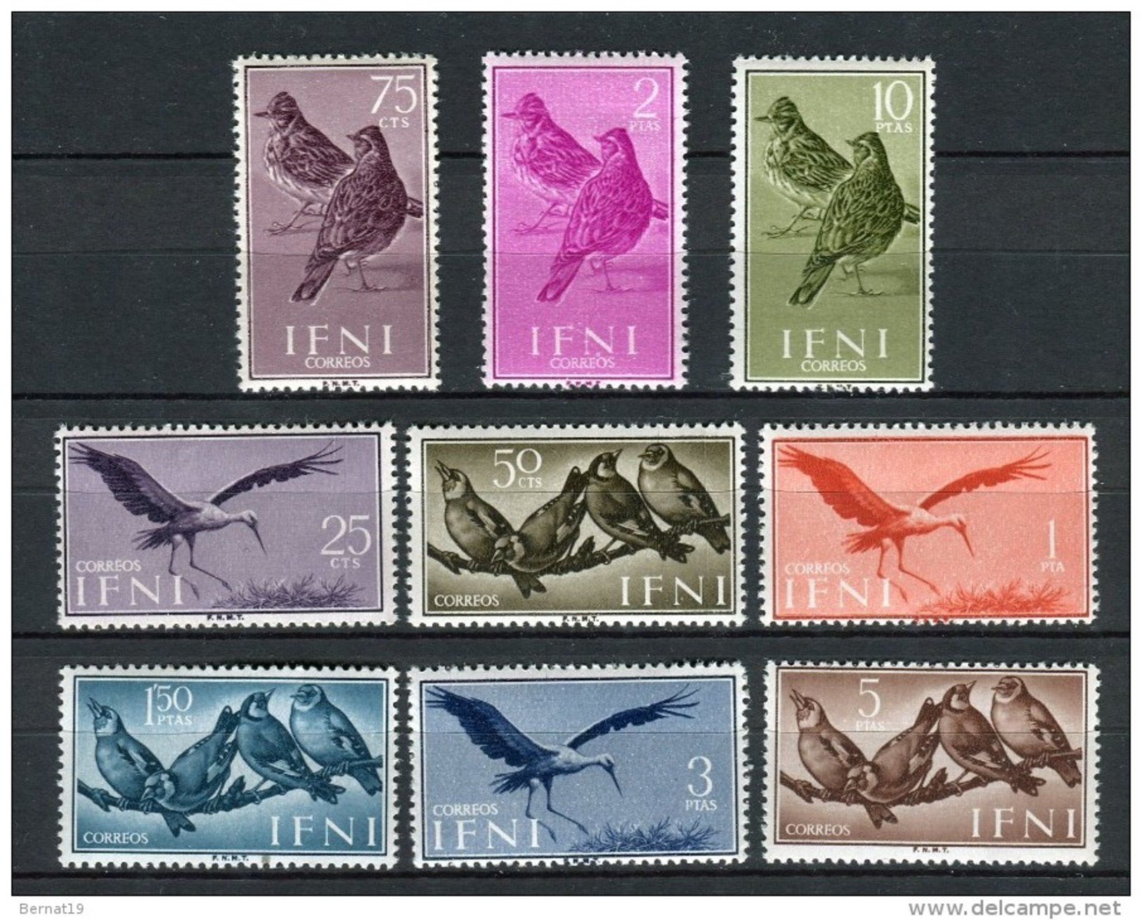 Ifni 1960. Edifil 163-71 ** MNH. - Ifni