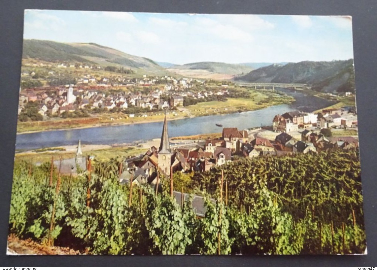 Blick Auf Alf-Bullay A.d. Mosel Mit Marienburg - Gebr. Metz, Tübingen - Alf-Bullay