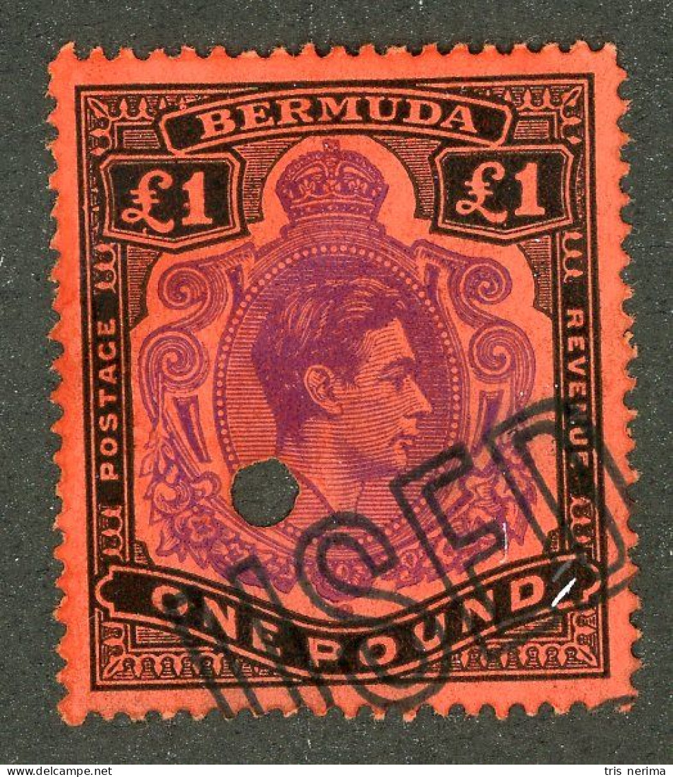 4731 BCx Bermuda 1951 Scott 128 Used (Lower Bids 20% Off) - Bermuda