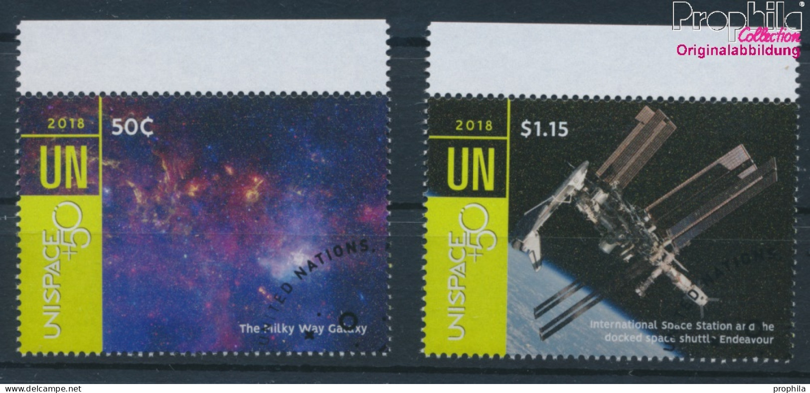 UNO - New York 1661-1662 (kompl.Ausg.) Gestempelt 2018 Erforschung Des Weltraums (10130257 - Used Stamps
