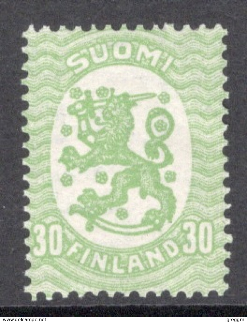 Finland 1917 Standing Lion Definitive Stamp In Unmounted Mint - Ongebruikt