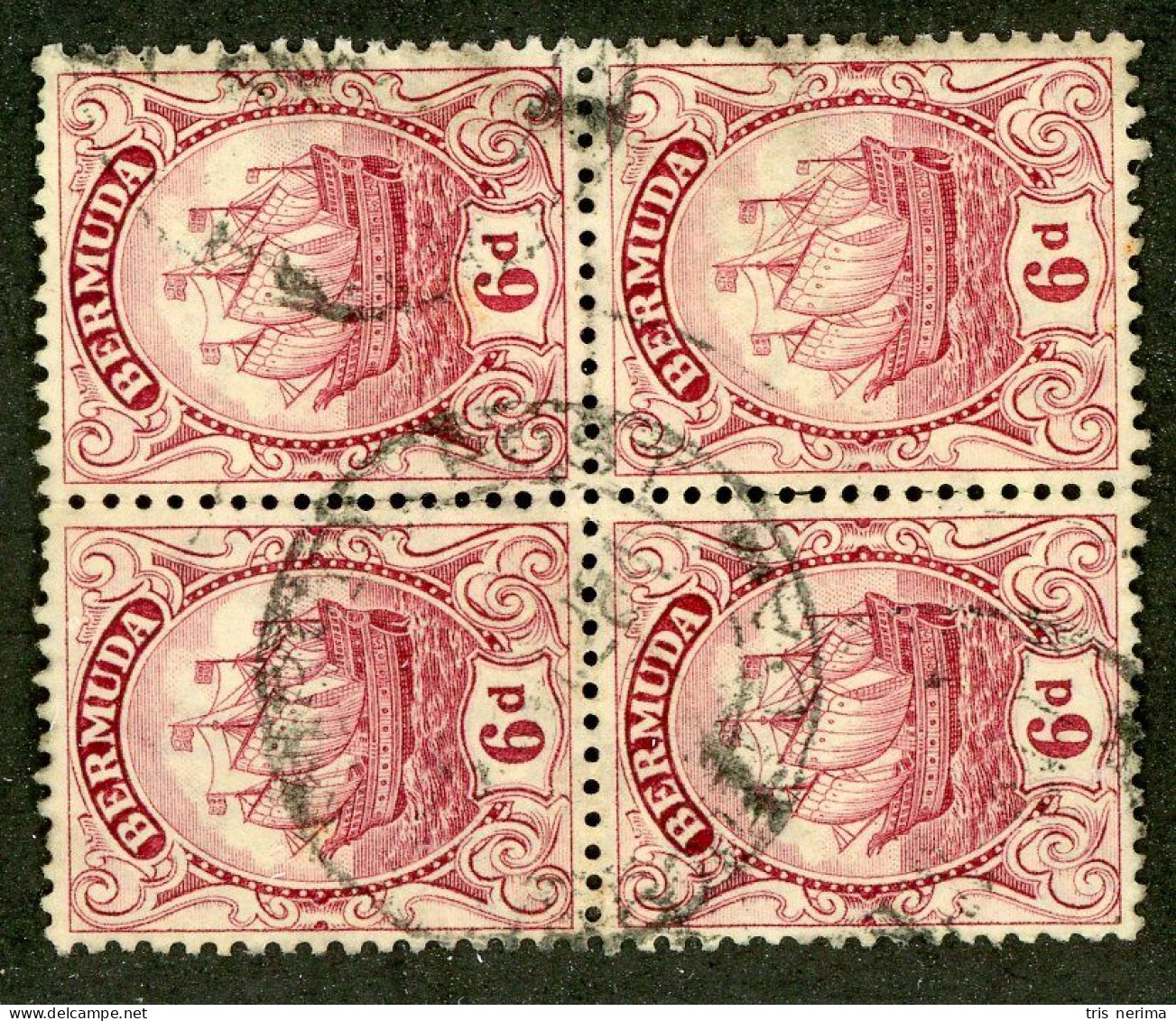 4740 BCx Bermuda 1924 Scott 91 Used (Lower Bids 20% Off) - Bermuda