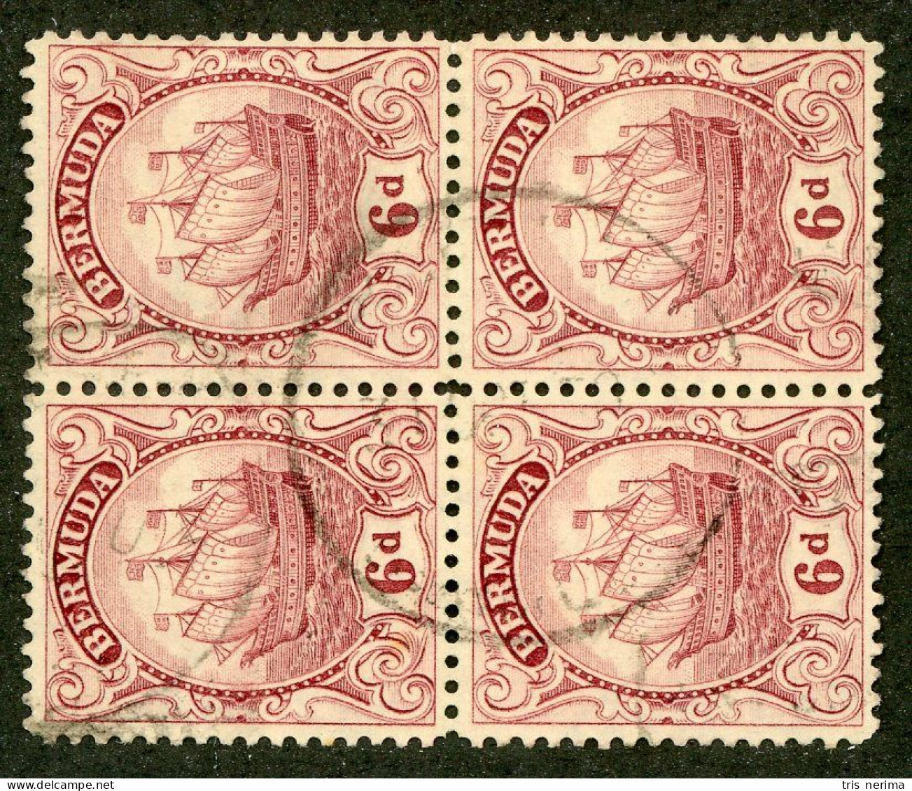 4742 BCx Bermuda 1924 Scott 91 Used (Lower Bids 20% Off) - Bermuda