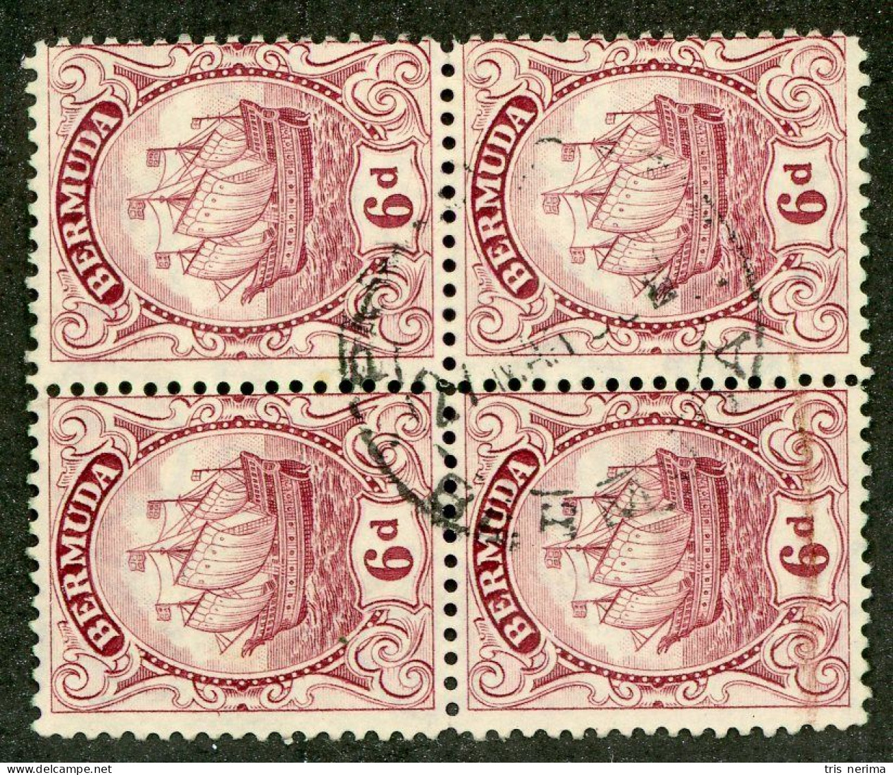 4743 BCx Bermuda 1924 Scott 91 Used (Lower Bids 20% Off) - Bermuda