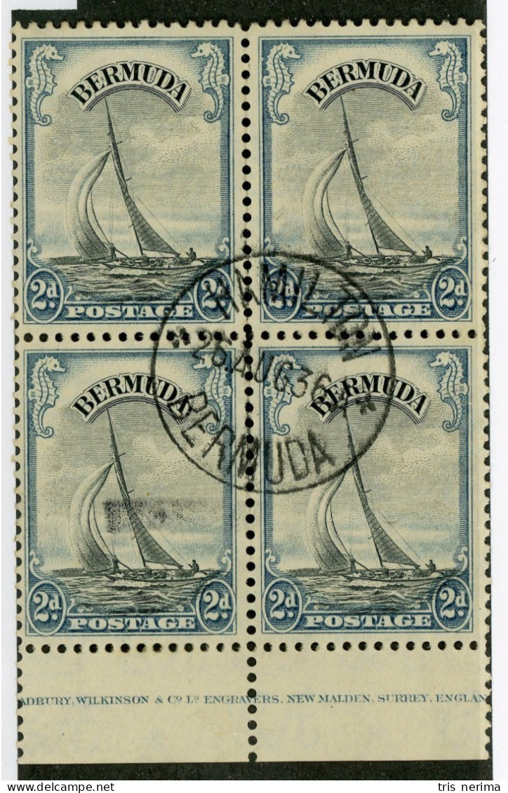 4744 BCx Bermuda 1938 Scott 108 Used (Lower Bids 20% Off) - Bermuda