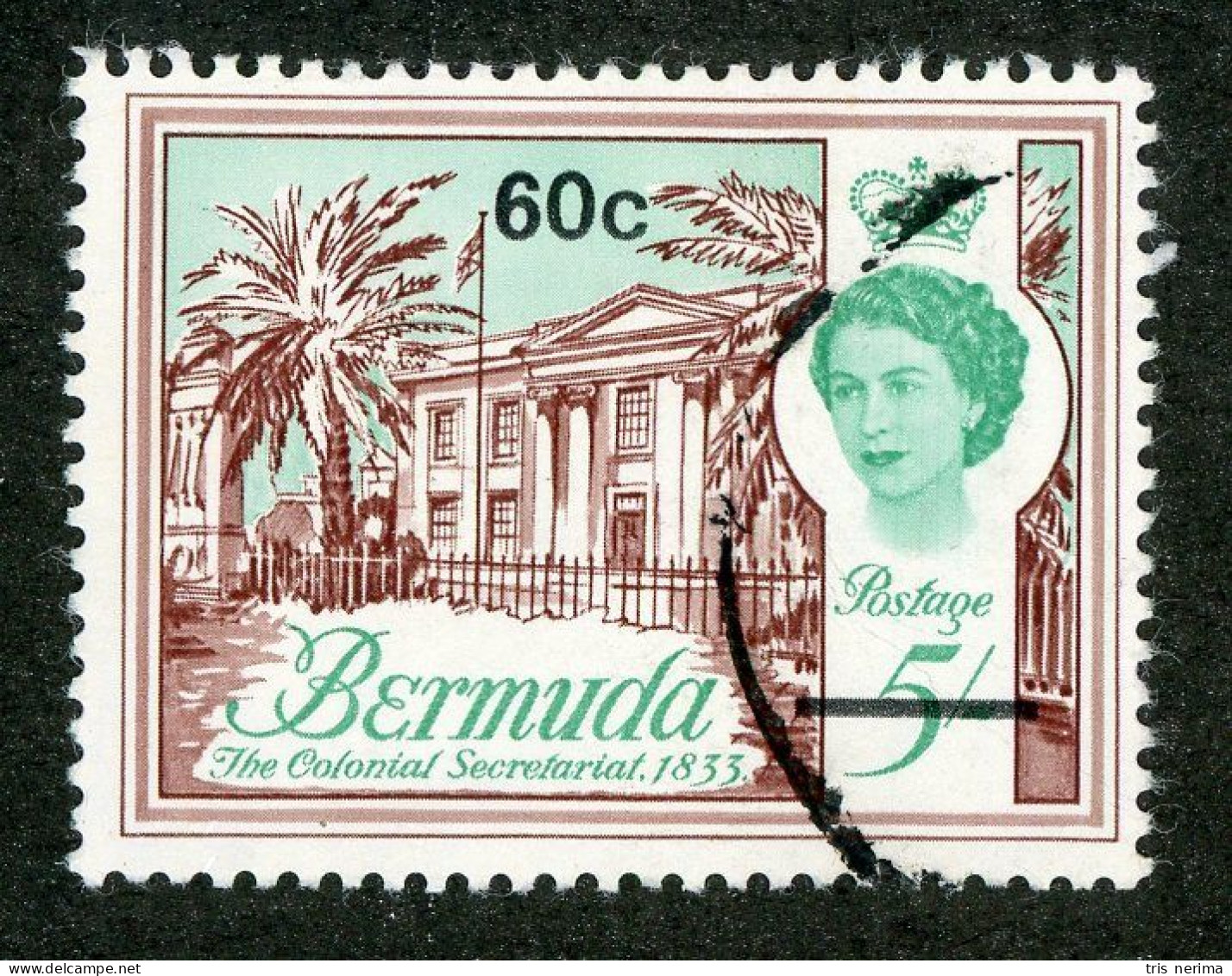 4763 BCx Bermuda 1970 Scott 252 Used (Lower Bids 20% Off) - Bermuda