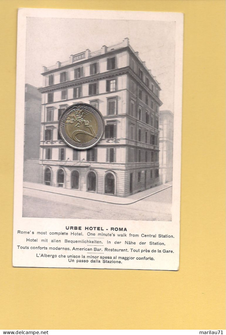 P3268 Lazio Roma Urbe Hotel 1934 Viaggiata In Busta - Bar, Alberghi & Ristoranti