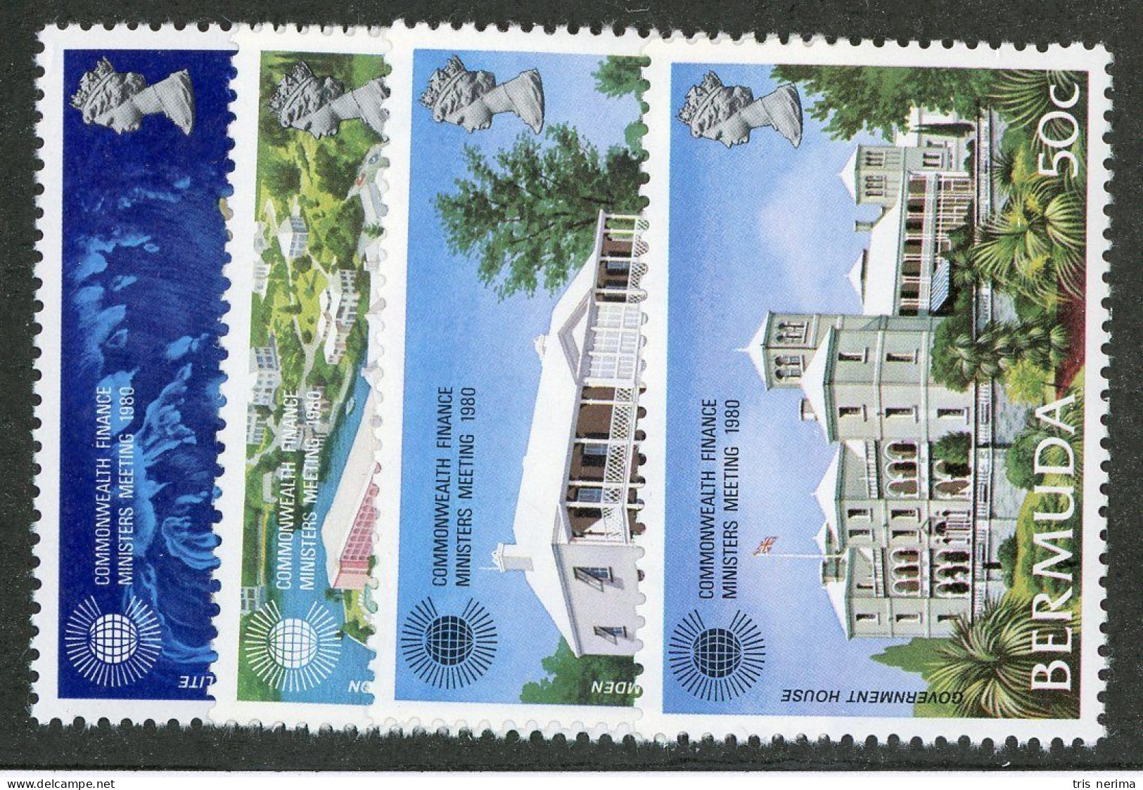 4783 BCx Bermuda 1980 Scott 402-05 Mnh** (Lower Bids 20% Off) - Bermuda