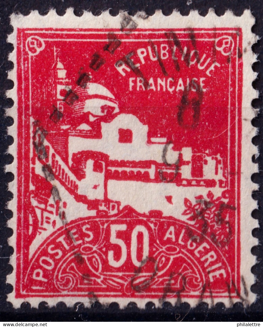 ALGÉRIE - 1935 - TàD Agence Postale "TIMIMOUN / ORAN" Sur Yv.79A 50c Rouge Mosquée De La Pêcherie - TB - Oblitérés