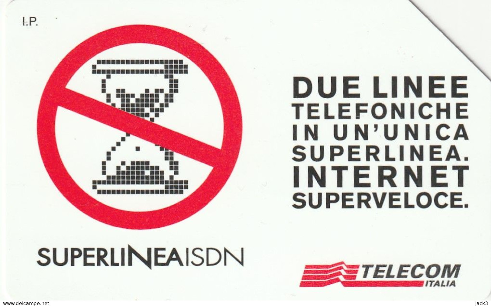 SCHEDA TELEFONICA TELECOM - SUPERLINEA ISDN (2 SCANS) - Publiques Thématiques