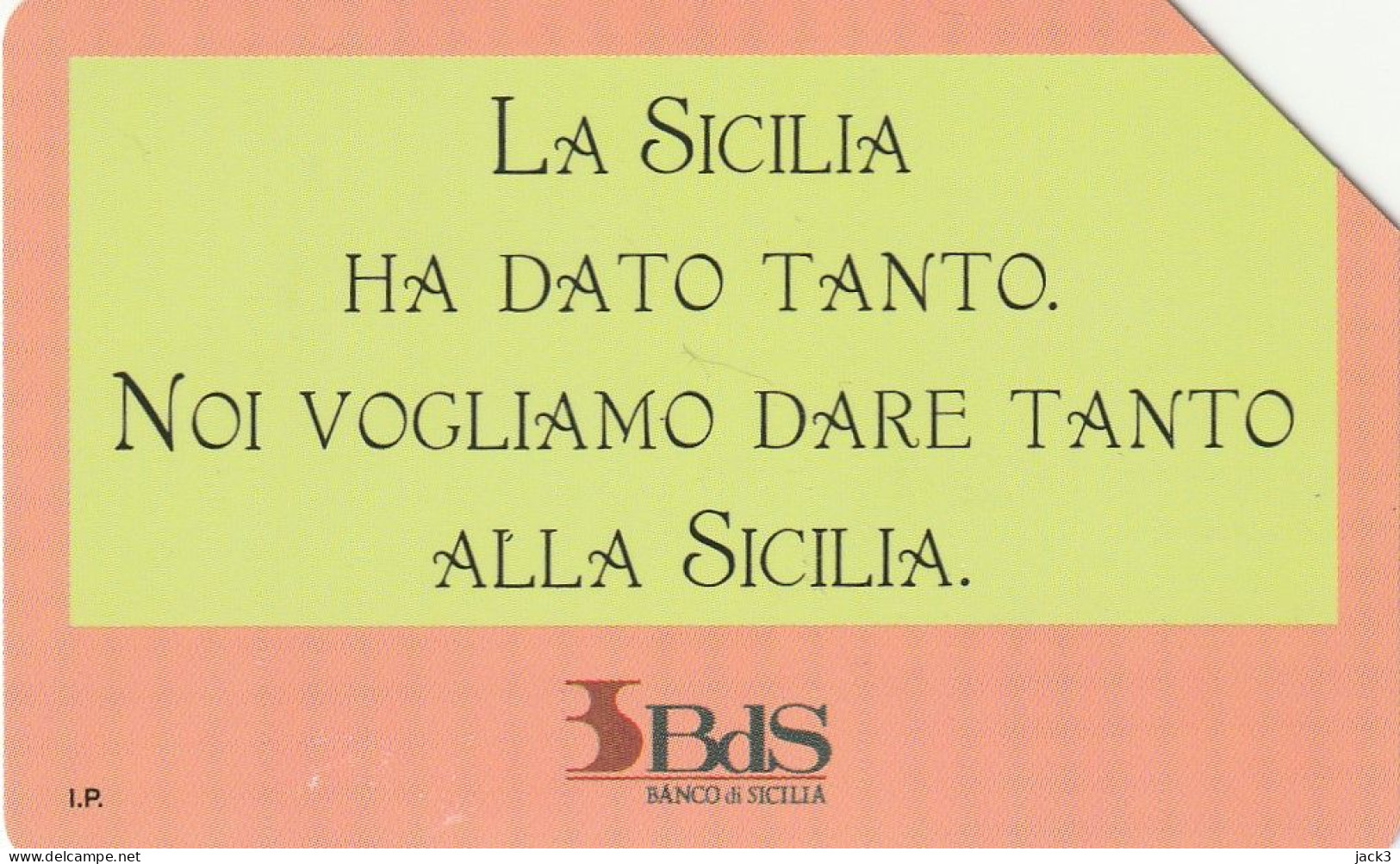 SCHEDA TELEFONICA TELECOM - IL NUOVO BANCO DI SICILIA (2 SCANS) - Publieke Thema