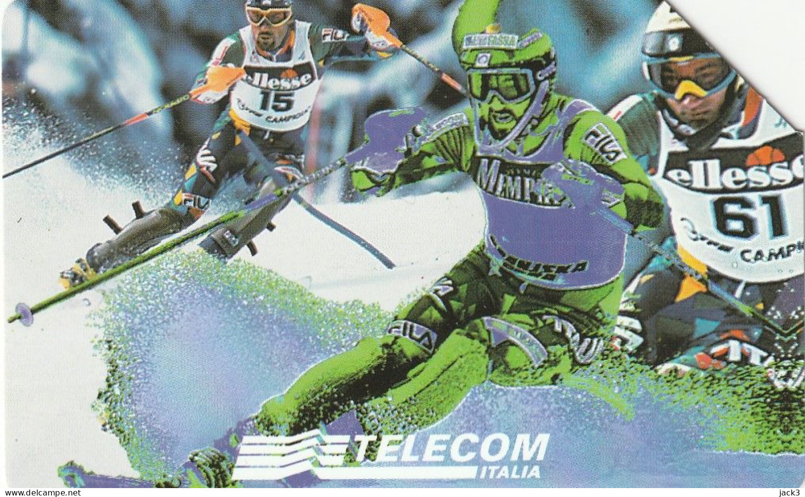 SCHEDA TELEFONICA TELECOM - CAMPIONATI MONDIALI DI SCI 1997 (2 SCANS) - Publiques Thématiques