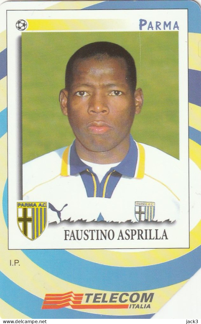 SCHEDA TELEFONICA TELECOM - FAUSTINO ASPRILLA  (2 SCANS) - Öff. Themen-TK