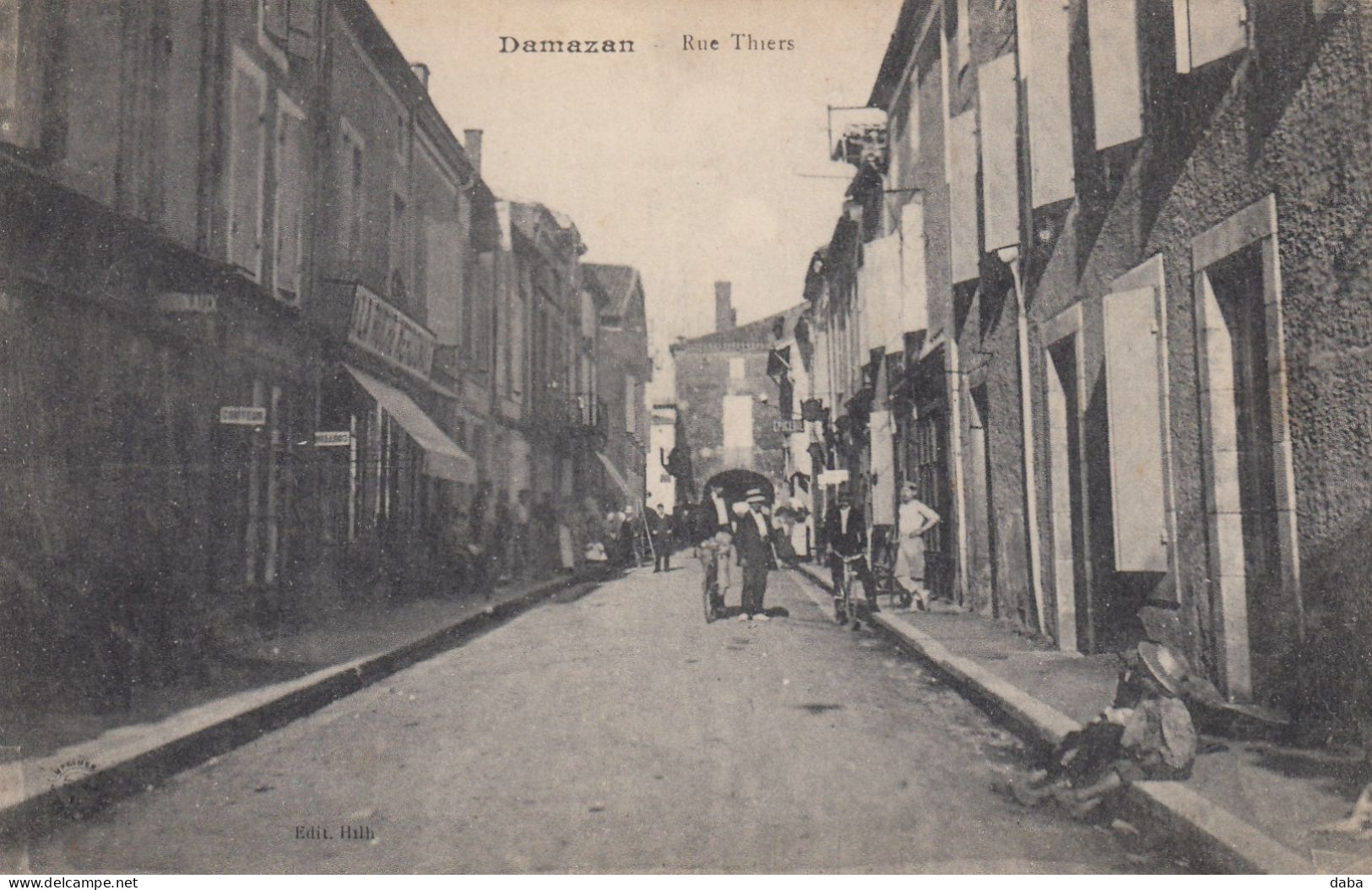 Damazan.  Rue Thiers - Damazan