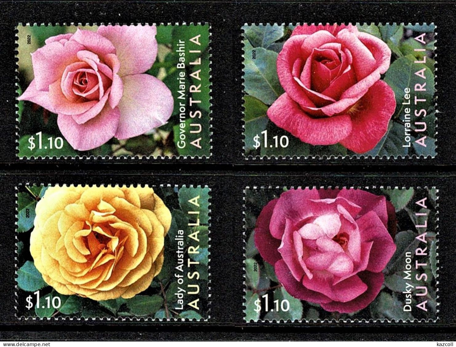 Australia 2022. Flowers. Roses. MNH - Neufs