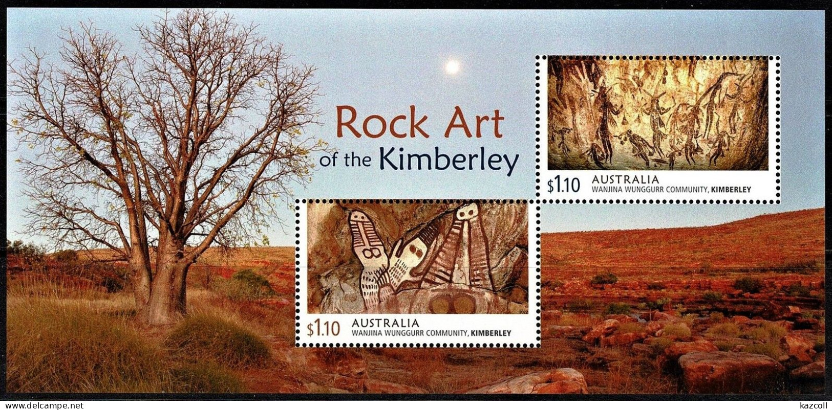 Australia 2022. Rock Art Of The Kimberley  MNH - Neufs