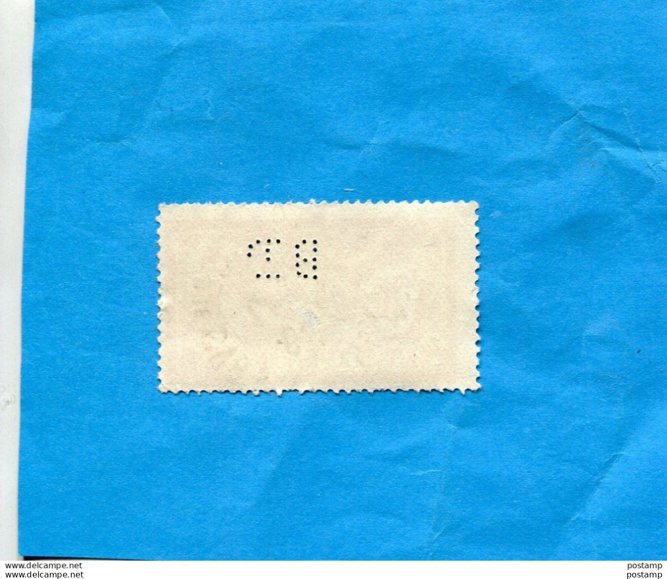FRANCE-perforés-perfins- Type MersonN°145 Yvert-2frs Perf B D-bel état Recto Verso - Unused Stamps