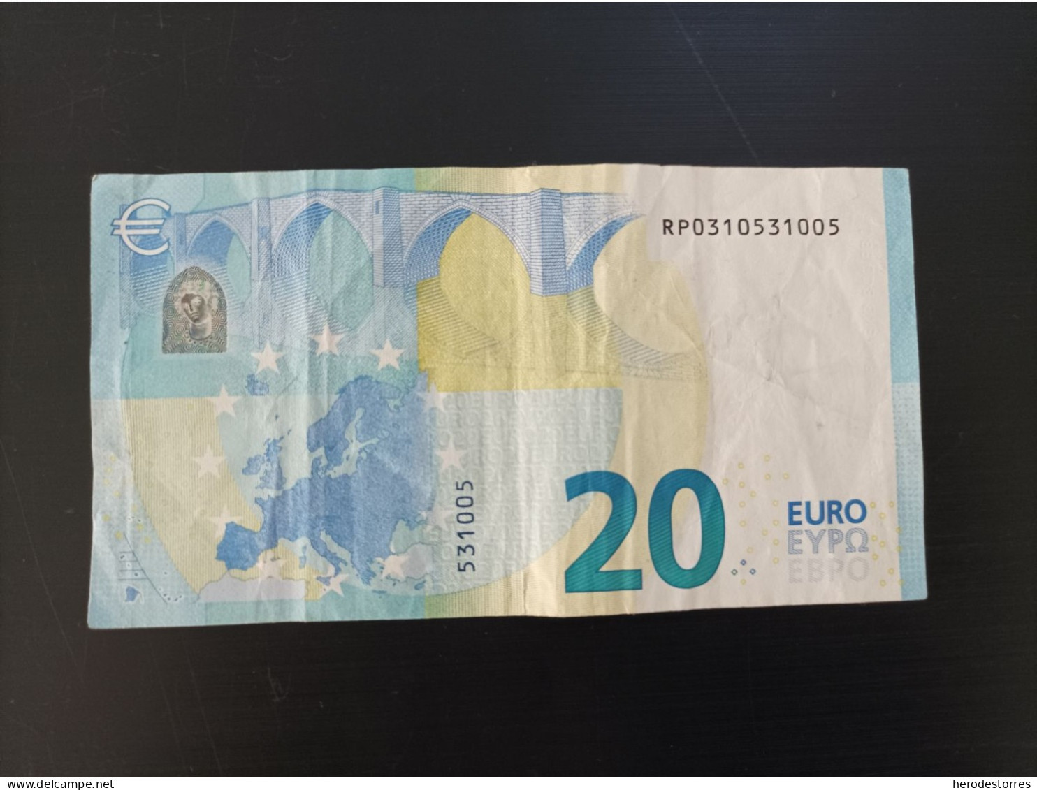20 EURO ALEMANIA(RB), R013A1,first Position,DRAGHI,  Draghi's Last Platte - 20 Euro