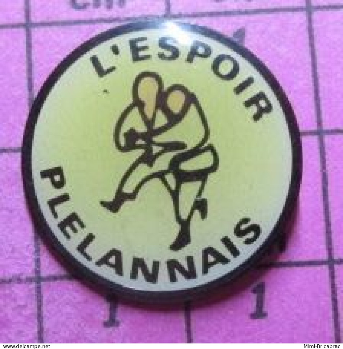 716B Pin's Pins / Beau Et Rare / SPORTS / JUDO L'ESPOIR PLELANNAIS - Judo