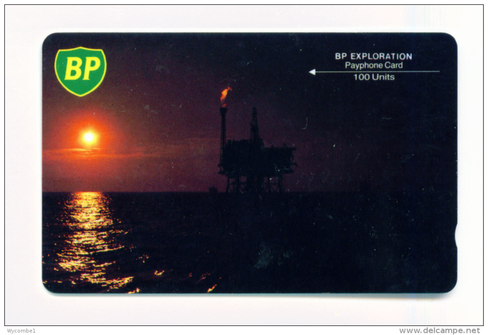 UNITED KINGDOM (OIL/GAS RIG USE) - GPT Magnetic Phonecard   Used - Plateformes Pétrolières