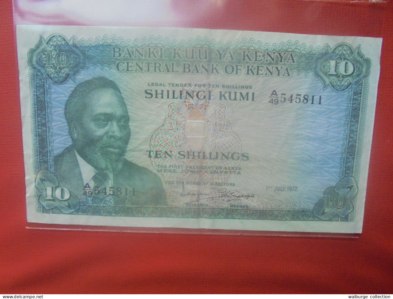 KENYA 10 SHILLINGS 1972 Circuler (B.29) - Kenya