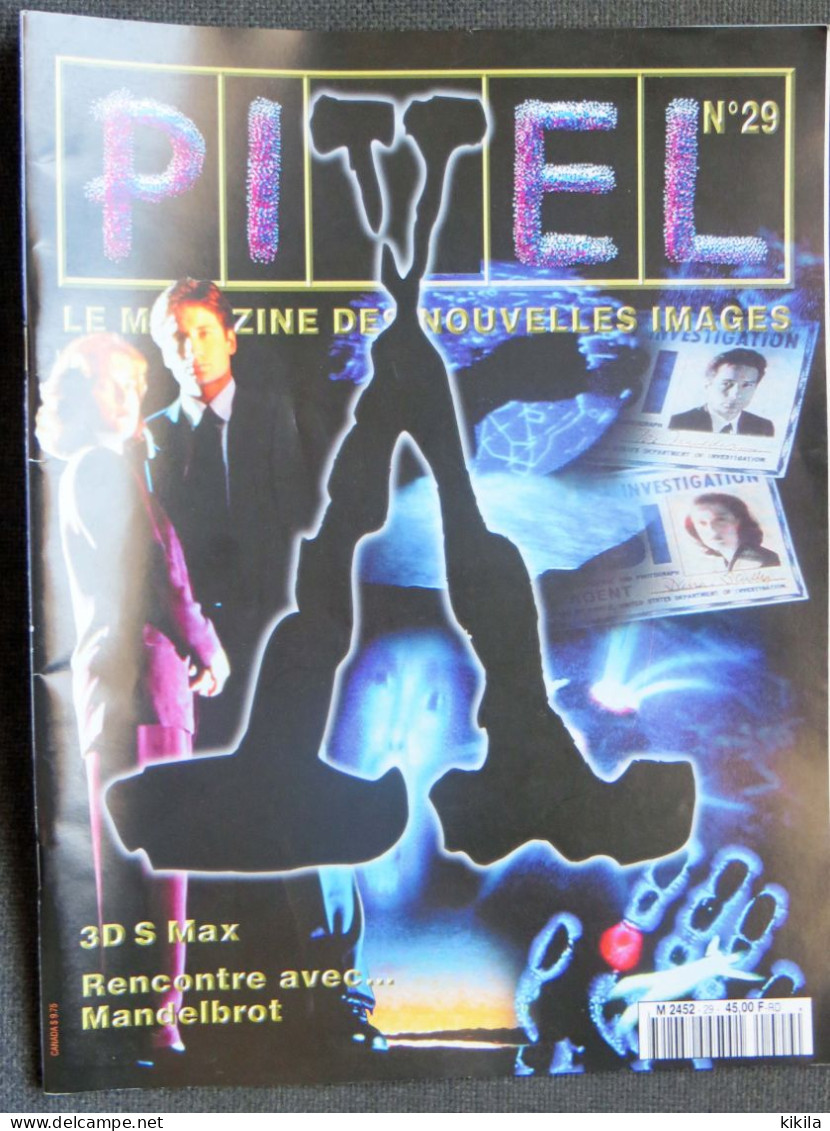 Journal Revue Informatique PIXEL N° 29 Le Magazine Des Nouvelles Images Rencontre Avec...Mandelbrot - 3D S Max - Scott * - Informatica