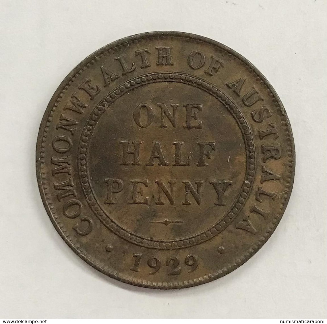 Australia Half Cent 1929 Giorgio VI  E.891 - ½ Penny