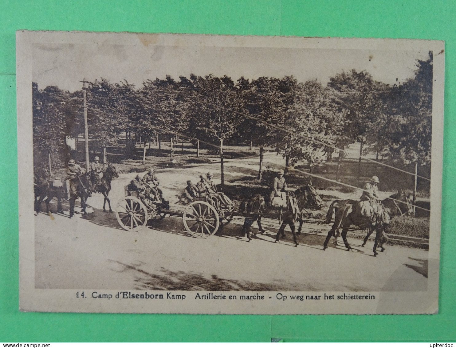 Camp D'Elsenborn Artillerie En Marche - Elsenborn (Kamp)